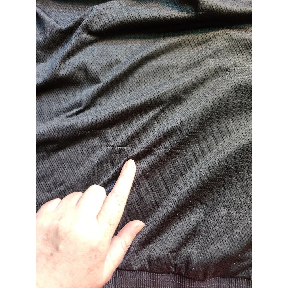 Men's Adidas Essential Black Windbreaker With Mesh Lining, Sz M.